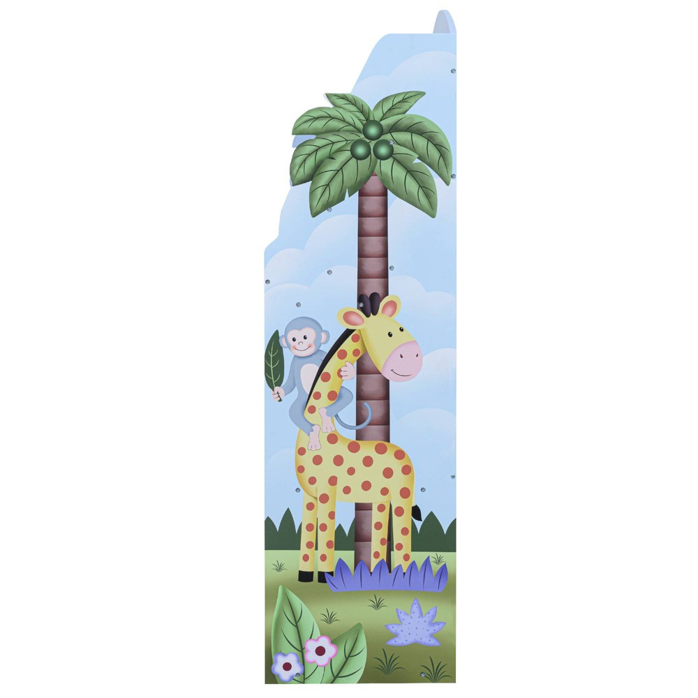 Photos - Wall Shelf Sunny Safari 3 Tier Kids' Bookshelf - Fantasy Fields by Teamson Kids