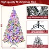 6ft Pre-lit Artificial Christmas Tree with 250 Remote-Controlled Multi-Color LED Lights and 1000 Branch Tips - 3 of 4