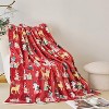Comfort Ultra-Plush Flannel Blanket Christmas Plaid Christmas Tree. - 4 of 4