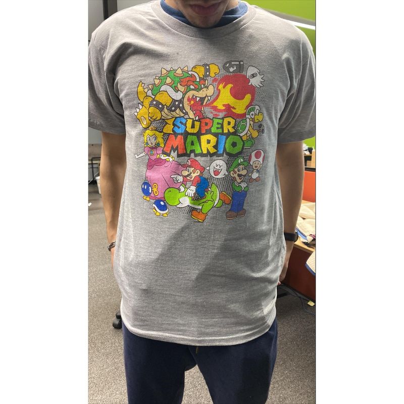 Men's Nintendo Mario Cast Collage T-Shirt, 4 of 7