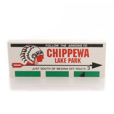 Cats Meow Village 1.75 In Chippewa Lake Billboard Accessory Summer Family Retired Village Accessories