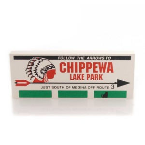 Cats Meow Village 1.75 In Chippewa Lake Billboard Accessory Summer Family Retired Village Accessories - 1 of 1