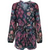 VENUS Womens Crinkle Chiffon Romper - 3 of 4