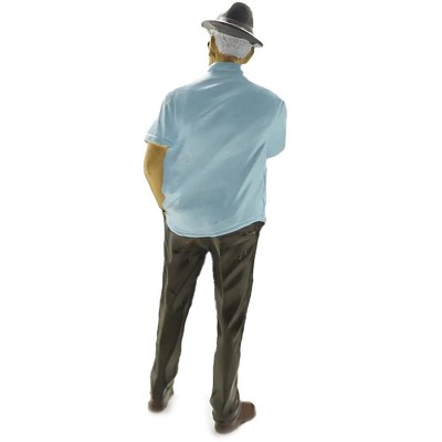 Hand-Painted Poly-Resin Car Show Figurine for 1/18 Scale Models
