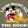 Boys' - Disney - Mickey Pluto Just Want All Dogs Short Sleeve Graphic T-Shirt - 2 of 4