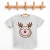 SmileyWorld Reindeer Lights - Youth Short Sleeve Graphic T-Shirt and Toddler Short Sleeve Graphic T-Shirt - 2 of 3