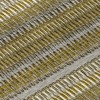 Coffee And Taupe Striped Washable Indoor Outdoor Area Rug - 4 of 4