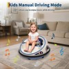 12V Kids Bumper Car, Electric Ride On Toy w/Remote Control, 360 Degree Spin, Music, 2 Speeds & Seat Belt - 4 of 4