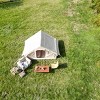 Inflatable Camping Tent 4 Season Glamping Tent for 4 to 6 Person Waterproof Windproof Air Tent Easy Setup Portable Outdoor Shelter-The Pop Home - 3 of 4