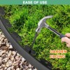 Unique Bargains Plastic Garden Edging with Spikes 2 Sets - 4 of 4
