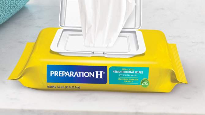 Preparation H Maximum Strength formula Medicated Wipes - 48ct, 2 of 10, play video