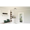 Quoizel Lighting Outskirts 1 - Light Semi-Flush Mount in  Earth Black - 2 of 4