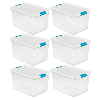 Sterilite® Latch Top Storage Box, 64 Qt