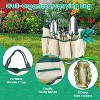 iMountek"13-Piece Heavy Duty Garden Tool Set with Aluminum Alloy Tools & Ergonomic Handles for Gardening"Gray - 2 of 4
