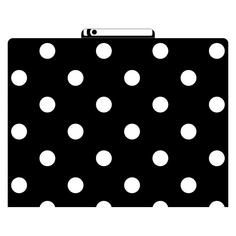 Barker Creek File Folders, 9.5&#34; x 12&#34;, 12ct - Black &#38; White Dot, 1 of 4