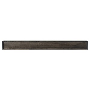Modern Ember Autumn Wood Fireplace Mantel Shelf with Angled Corner Accents - 1 of 4