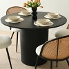 41.5 Inch Modern Round Dining Tables,Round Pedestal Dining Table For Dining Room For 4 -Tanpinhause - 3 of 4