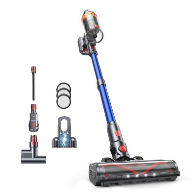 Itopfox Cordless Vacuum Cleaner with Extra Mattress Tool, 50KPA Suction, 65 Min Runtime, Self-Standing, Wall Mount Charging, for Floors, Carpets