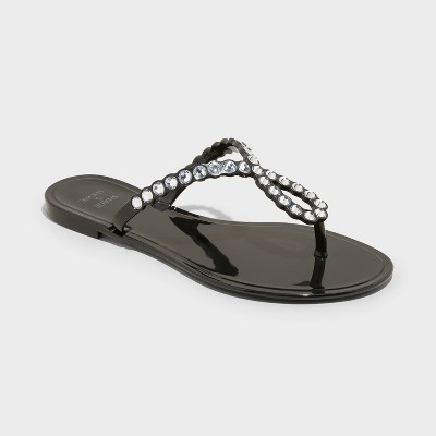 Women's Luella Rhinestone Jelly Thong Sandals - Shade & Shore™