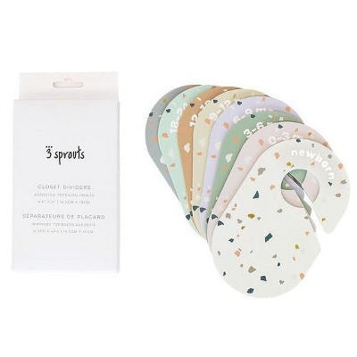 Terrazzo Baby Closet Dividers Set of 8