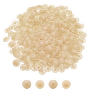Unique Bargains Plastic Decoration Furniture White Screw Cap Covers - 1 of 3