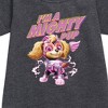- Paw Patrol - I'm A Mighty Pup Graphic Short Sleeve Fleece Dress - 2 of 4