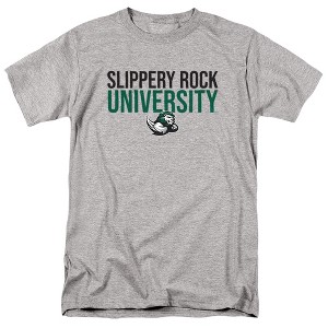 Men's Slippery Rock University Official Stacked Adult T-Shirt - 1 of 4