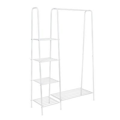 Honey-Can-Do Freestanding Steel Closet Matte White