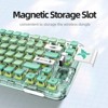 YUNZII Coolkiller CK75 Wireless Hot Swappable Mechanical Keyboard, Transparent Acrylic Gasket Mounted Keyboard (Glory Switch,Mint Green) - 3 of 4