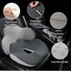 Coverado Seat Cushin and Lumbar Support For Car Seat, Office/Home Chair, Memory Foam Cushion and Lumbar Pillow - 2 of 4