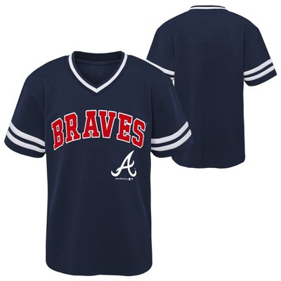 atlanta braves pullover jersey