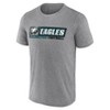 NFL Philadelphia Eagles Men's Gray Athleisure T-Shirt - 2 of 3