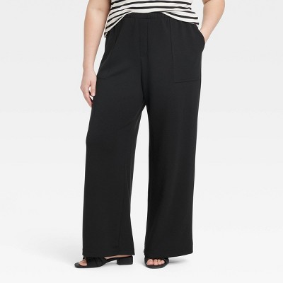 Women's Mid-Rise Sandwash Pull-On Knit Leisure Utility Pants - A New Day™