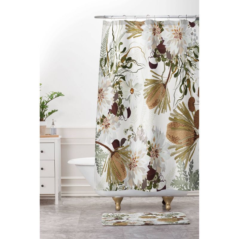 Iveta Abolina Juliette Charm Shower Curtain Brown - Deny Designs, 4 of 7