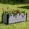 Sunnydaze Acacia Wood Raised Garden Bed with Removable Planter Bag - 14.75" H - 4 of 4