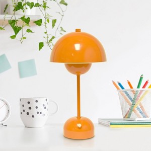 Simple Designs 11.8" Mushroom Magic Dimming (Includes LED Light Bulb) Touch Stick Lamp Portable and Rechargeable - 1 of 4