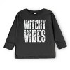 Witchy Vibes - Youth Long Sleeve Graphic T-Shirt - 2 of 4