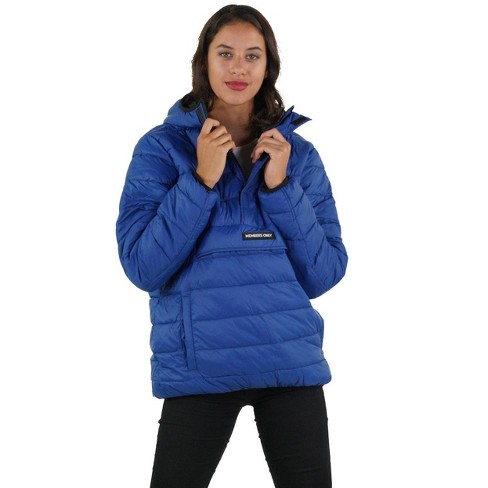 Members Only Women's Popover Puffer Oversized Jacket : Target