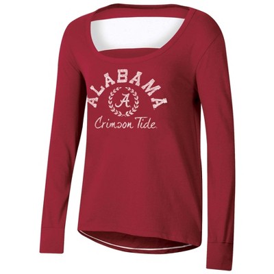Alabama Crimson Tide Cute Womens NCAA Long Sleeve BU3-AL 