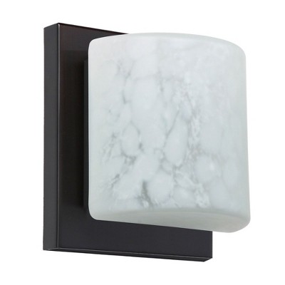Besa Lighting Paolo 1 - Light Vanity in  Bronze