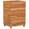 vidaXL Raised Bed Natural Wood Recycled Teak Wood and Steel Medium - 2 of 4