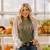 Simply Sage Market Women's Leopard Hello Fall Short Sleeve Graphic Tee - 2 of 4