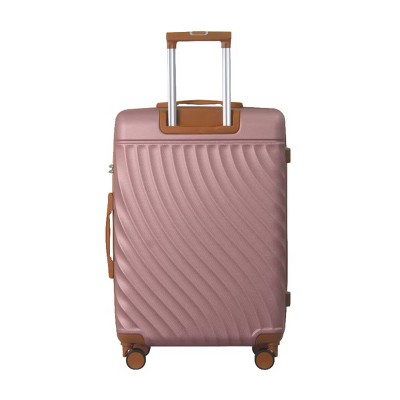 INFURNIC Bag And Luggage Sets Lightweight Rolling Luggage 3 Piece, Suitcase Set with Wheels for Travel And Business, Pink, 21.06"*11.81"*30.31"