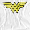 Boys' DC Wonder Woman WW Logo Distressed T Shirt - 2 of 4