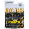 1984 Dodge Diplomat Yellow "NYC Taxi" (New York City) "Hobby Exclusive" 1/64 Diecast Model Car by Greenlight - 3 of 3