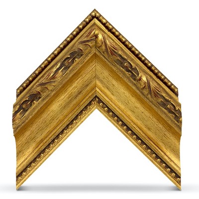 Ornate Gold Decorative Frame for 55" Samsung The Frame TV