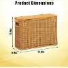 Toilet Paper Storage Basket, Toilet Paper Storage Holder for 9 Regular Rolls, Waterproof Wicker Basket for Bathroom, Guest Room - 4 of 4