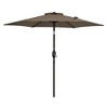 Sonkuki 7.5 ft Outdoor Patio Market Umbrella w/ Crank, Push Button Tilt,  UV-Resistant Canopy - 2 of 4