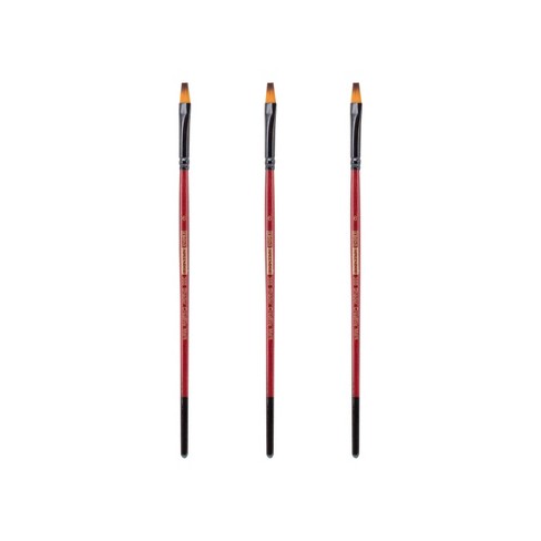 VViViD 10-Piece Synthetic Sable Paint Brush Set With Hard Case - Complete Artist Brush Collection