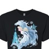 Women's - Frozen 2 - Elsa & Frozen Horse Cropped Graphic T-Shirt - 2 of 4
